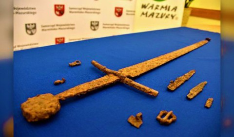 Археолог-аматор знайшов лицарський меч учасника Грюнвальдської битви