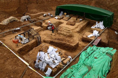 Загальний вигляд розкопаної гробниці