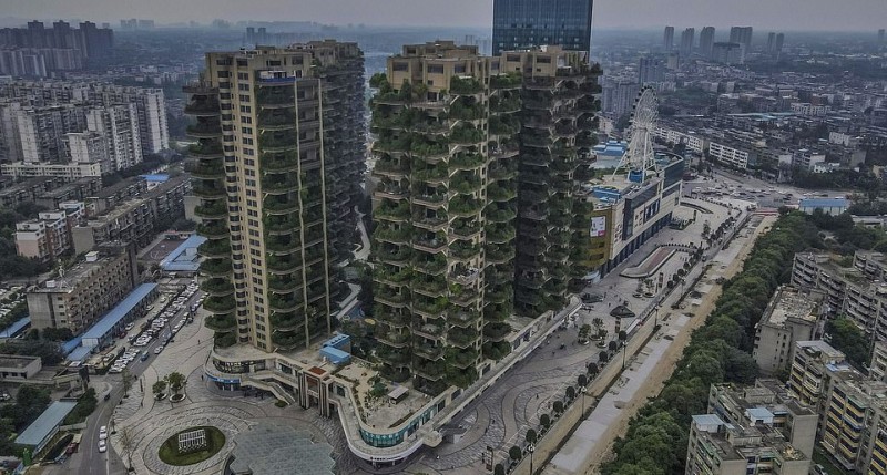 Китайський проект житлового комплексу із «вертикальним лісом» провалився 2