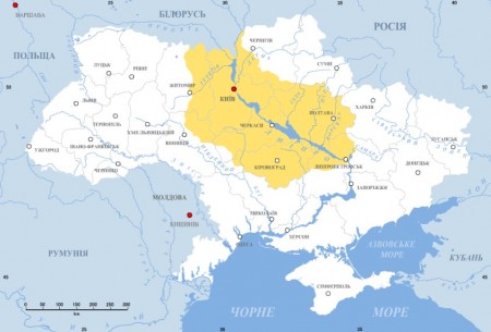 Територія Наддніпрянської України
