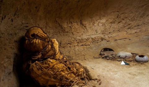 У Перу виявлено зв'язану мумію