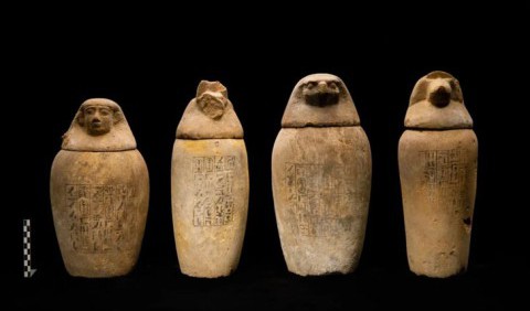 У єгипетському некрополі знайшли посудини для зберігання органів під час муміфікації