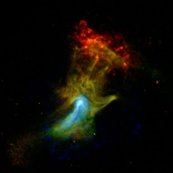 У космосі виявили гігантську руку, яка простягається на 150 світлових років