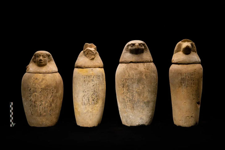 У єгипетському некрополі знайшли посудини для зберігання органів під час муміфікації