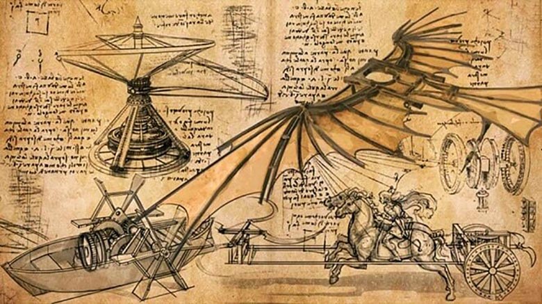 12 винаходів Леонардо да Вінчі