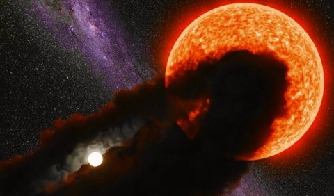 Астрономи пояснили дивну зміну яскравості далекої зірки