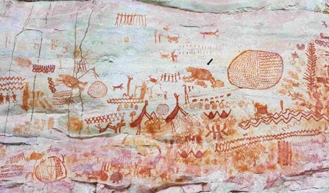 Доісторичні малюнки з Амазонії відобразили вимерлих гігантів