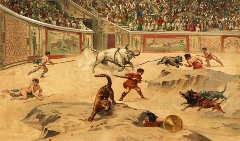 У жорстоких виставах на арені Колізею брали участь такси – їхні останки знайшли в каналізації