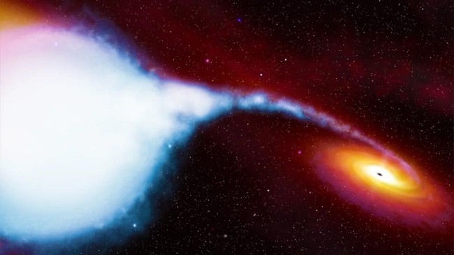 Вчені зняли рідкісне фото чорної діри через потік гарячої плазми навколо неї – 2