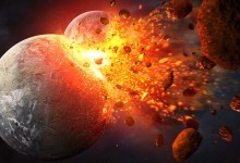 Зіткнення Місяця з планетою, можливо, відіграло певну роль у тектоніці земних плит
