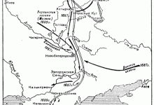 Походы голицына на крым карта