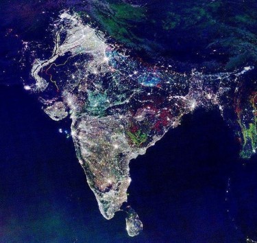 Індія (фото з супутника)