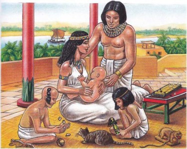 Сім'я часів Давнього Єгипту