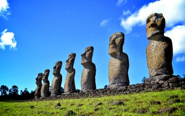 Кам'яні статуї на острові Пасхи