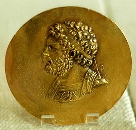 Монета з зображеннім Філіппа ІІ Македонського
