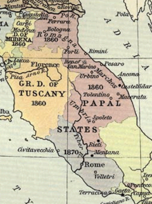 Папська держава (карта)