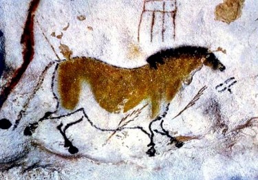 Печерний малюнок коня