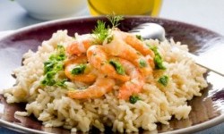 Ризото з креветками