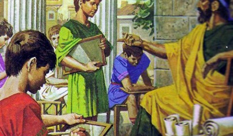 Виховання і навчання дітей у Давньому Римі