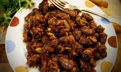 Смажені курячі сердечка