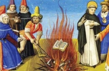 Спалення єретичних книжок святою Інквізицією