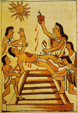 Суворі ацтекські боги потребували людських жертв